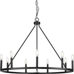 Progress Lighting P400314 Gilliam 9 36"W Pillar Candle - Black. Fixed Price $552.49.