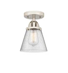 Innovations Lighting 288-1C-10-7 Cone Semi-flush 7"W Nickel. Fixed Price $180.40.