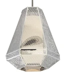 Eurofase Lighting 30017 Recinto 9"W Mini Pendant - Chrome. Fixed Price $62.20.