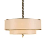 Crystorama Lighting Group 9507 Luxo 26"W Drum Chandelier - Brass. Fixed Price $659.02.