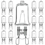 Ragfoz Halogen Light Bulb 120V Pin Led G9-25W, Warm White. Fixed Price $11.75.