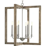 Progress Lighting P4761 Galvanized Turnbury 6-LIGHT 26"W Chandelier. Fixed Price $701.24.