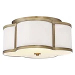Savoy House 3-LIGHT 8" Ceiling Light, Natural Brass M60020NB. Fixed Price $362.00.