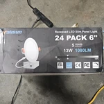 Volisun 24 Pack 6 Inch Recessed Lighting, 5CCT Led With Junction. Fixed Price $149.99.