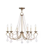 Livex Lighting 6516-48 Pennington Antique Gold Leaf Chandelier. Fixed Price $483.90.