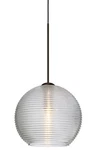 Besa Lighting 1XT-461500-LED-BR Kristall Pendant Bronze. Fixed Price $414.00.