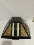 Meyda Tiffany Stain Glass Square Montana Mission Shade 16.5 W. Fixed Price $129.00.