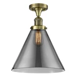 Innovations Xl 12" Semi-flush, Amber/brass/colorful Cone 517-1CH-AB-G43-L. Fixed Price $251.68.