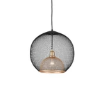 Kuzco Gibraltar Light 18" Pendant, Black/gold 494418-BK-GD. Fixed Price $320.00.