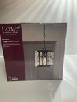 Home Decorators Kristella 1-LIGHT Matte Black Pendant With Clear Crystals Sealed. Fixed Price $32.99.