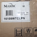 Maxim Lucent Modern Clear Glass Wall Sconce Polished Nickel 16109WTCLPN. Fixed Price $37.38.