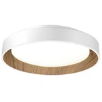 Dsyan Home Modern White Wood Flush Mount Ceiling Light 13IN Dimmable 5CCT. Fixed Price $95.39.