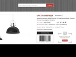 Lighting Grinnell Signature Hardware 2022 1-LIGHT 12" Dia Pendant Black & Chrome. Fixed Price $59.99.