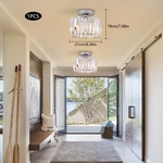 Modern Chandelier Light Crystal Ceiling Fixture Flush Mount Lamp. Fixed Price $29.58.