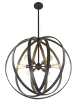 Quoizel Pendant Globe Chandelier 6-LIGHT Inch Western Bronze CCT2830WT New. Fixed Price $175.00.