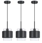 Leading Lighting 3 Pack 1 Hanging Indoor Kitchen Island 6.5" Drum Brown. Fixed Price $80.00.
