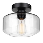 Maxvolador Industrial Semi Flush Mount Ceiling Light, Clear Glass Pendant Lam.... Fixed Price $36.58.