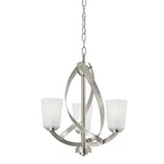 Kichler Layla 3 -light Brushed Nickel Modern/contemporary Chandelier. Fixed Price $124.87.
