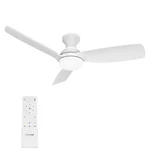 Consciot Ceiling Fan, 44 With Lights Remote Inch, White. Fixed Price $75.77.