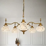 Montex Vintage Brass Pendant Light,gold Large, (5 Lights). Fixed Price $196.64.