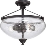 Nuvo 60-5544 Laurel 3 Light 15.5" Ceiling Semi Flush Mount Fixture Bronze. Fixed Price $135.99.