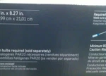 Styleselections 3 Head Decorative Track Light White Finished. Fixed Price $199.99.