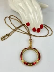 Mma Metropolitan Museum Of Art Russian Imperial Czar Magnifying Glass Pendant. Fixed Price $132.95.