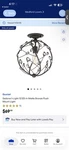 Quoizel Sedona Bronze Transitional Globe Flush Mount Light. Fixed Price $25.00.