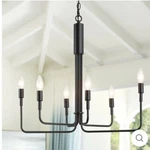 Lnc Traditional Modern French Parlor Chandelier 6LIGHTS Black. Fixed Price $59.99.