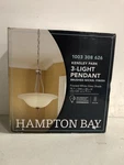 Hampton Bay EFG8913L-2 Kensley Park 3-LIGHT Brushed Nickel Pendant. Fixed Price $47.51.