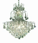 Elegant Lighting V8002D22/RC Toureg 11 22"W Crystal - Chrome. Fixed Price $558.00.