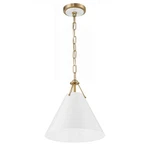 Crystorama XAV-B8301-VG Xavier Mini Pendant Vibrant Gold. Fixed Price $238.00.