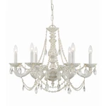 Crystorama Lighting Group 5026-CL-SAQ Paris Market 28"W Off White. Fixed Price $1273.22.