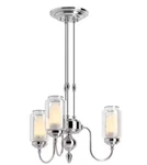 22657-CH03-CPL Kohler Artifacts 3-LIGHT Polished Chrome Chandelier. Fixed Price $535.00.