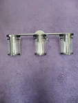 A104 New Ove Decors Joakim 3-LIGHT Interior Vanity / Black Finish Dimmable. Fixed Price $46.00.