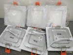 Luminaire 4'' Square 700 Lumen Dimmable Slim Celling Led Recessed Light (6PK). Fixed Price $119.98.