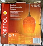 Nib Portfolio Art Glass Dark Bronze Modern Textured Mini Lowes See All. Fixed Price $28.00.