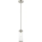 Livex Lighting 40470-91 Hillcrest Mini Pendant Brushed Nickel. Fixed Price $135.96.