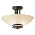 Kichler 3674OZ Hendrik 2-LIGHT Semi-flush In Olde Bronze. Fixed Price $289.97.