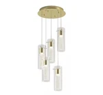 Artika Essence 29-WATT 5-LIGHT Modern Gold Integrated Led Hanging Pendant. Fixed Price $249.99.