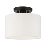 Livex Meridian Light Small Semi Flush Mount, Black 41095-04. Fixed Price $97.96.