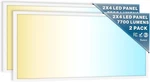 Sunco 2X4 Led Flat Panel Light Drop Ceiling Office Fixture, 7700 Lm, Selectable. Fixed Price $180.99.