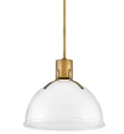 Hinkley Lighting 3487HB Argo 14" Pendant Heritage Brass, Cased Opal *new*. Fixed Price $223.99.