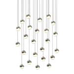 Sonneman 2918-SML Nickel Grapes 24 Light Led Pendant. Fixed Price $7696.00.