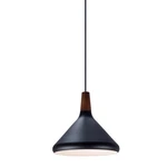 Maxim Lighting Nordic 1-LIGHT Small Pendant, Walnut/black 11350WNBK. Fixed Price $88.40.