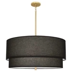 Robert Abbey Decker Light 14" Pendant, Modern Brass/raven Black - RB139. Fixed Price $1055.00.