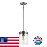 Sea Gull Lighting Generation 6590301-962 Zire One Pendant. Fixed Price $119.90.