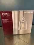 Home Decorators Collection Polished Nickel Mini Pendant W/ Clear Glass Shade. Fixed Price $30.00.