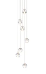 New Bocci Light Set 14.7 Series Round Pendant Seven Bulb Chandolier Adjustable. Fixed Price $2465.00.