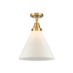 Innovations X-large Cone Light 12" Flush, Satin Gold/frosted 447-1C-SG-G41-L. Fixed Price $290.40.
